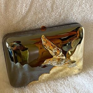Convertible Golden Metallic Purse